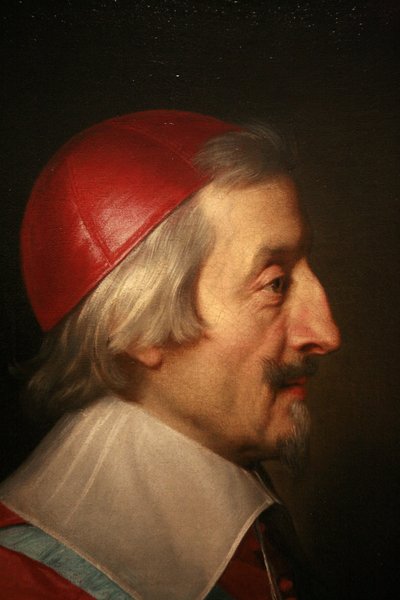 Cardinal de Richelieu (detail) by Philippe de Champaigne
